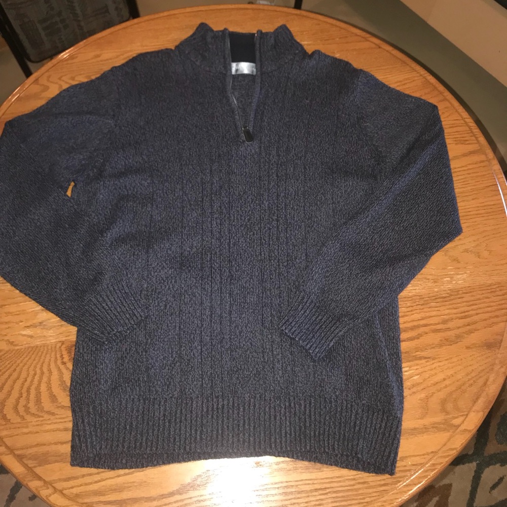Oscar De La Renta quarter zip sweater